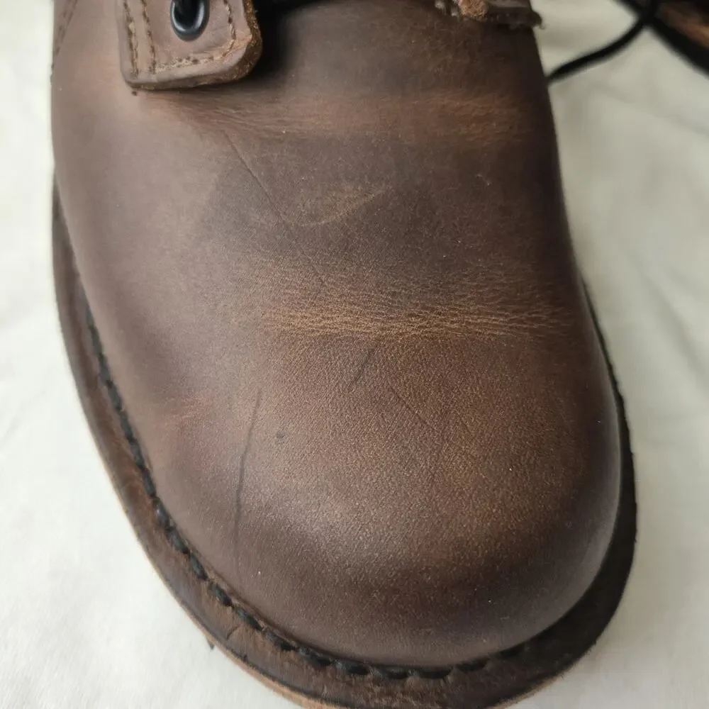 Origin Coronado Men's Leather Ankle Boots Whiskey Brown Size 12 D Maine USA